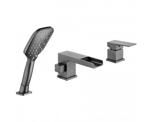 Vieir Смеситель на борт ванны  (оружейная сталь ) V393532G