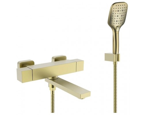 Vieir Смеситель для ванны термостатический с поворотным изливом (Gold Brushed ) V393533S