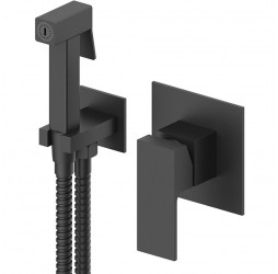 Vieir Смеситель с гигиеническим душем (черный матовый ) V393553C
