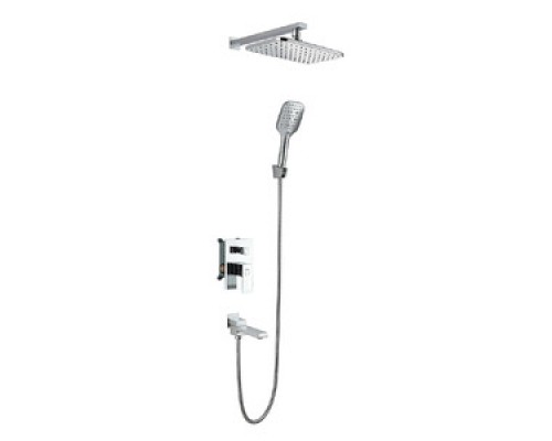 Vieir Душевая система 3 режима с поворотным изливом  встраиваемая (хром ) V393563