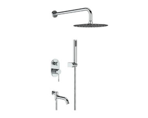 Vieir Душевая система 3 режима с поворотным изливом  встраиваемая (хром ) V403564 / V403564N