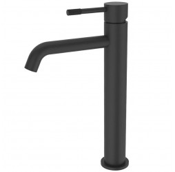 Vieir Смеситель для умывальника, высокий (черный матовый ) V402512C