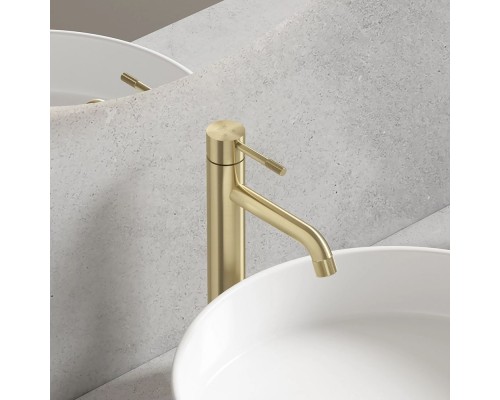 Vieir Смеситель для умывальника, высокий (Gold Brushed ) V402512S