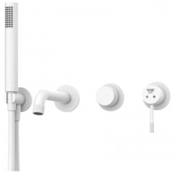 Vieir Смеситель для ванны встраиваемый (белый ) V403532F