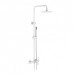 Vieir Душевая система 3 режима с изливом наружного монтажа (белый ) V403562F