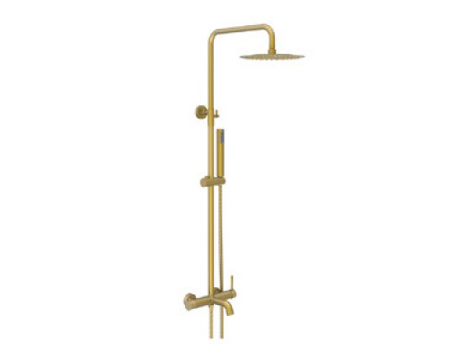 Vieir Душевая система 3 режима с изливом наружного монтажа (Gold Brushed ) V403562S