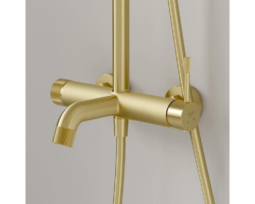 Vieir Душевая система 3 режима с изливом наружного монтажа (Gold Brushed ) V403562S