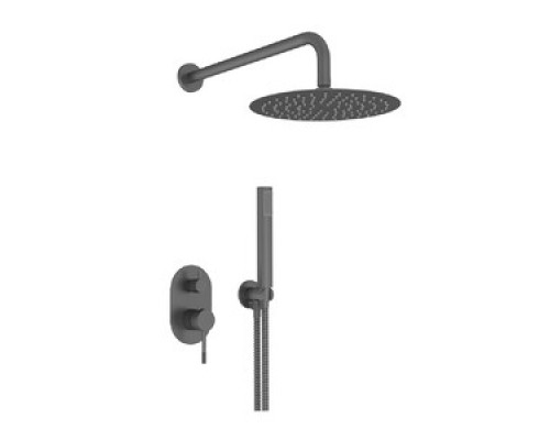 Vieir Душевая система 2 режима  встраиваемая (черный матовый ) V403563C