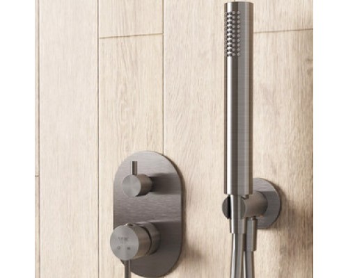 Vieir Душевая система 2 режима  встраиваемая (черный матовый ) V403563C