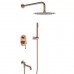 Vieir Душевая система 3 режима с поворотным изливом  встраиваемая (розовое золото ) V403564R