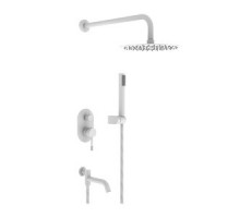 Vieir Душевая система 3 режима с поворотным изливом  встраиваемая (белый ) V403564F