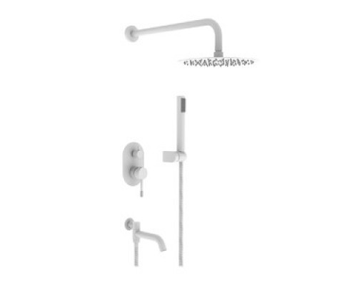 Vieir Душевая система 3 режима с поворотным изливом  встраиваемая (белый ) V403564F