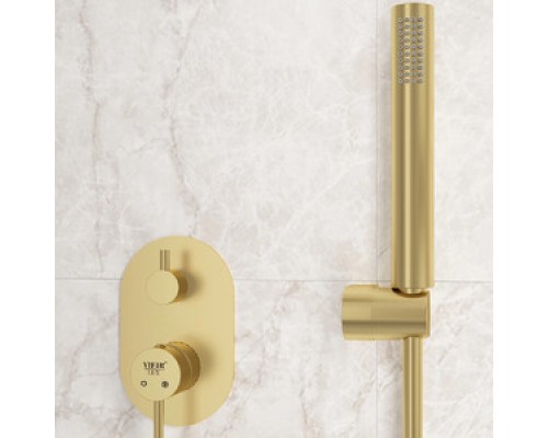 Vieir Душевая система 3 режима с поворотным изливом  встраиваемая (Gold Brushed ) V403564S
