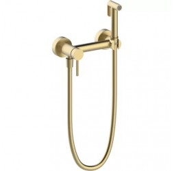 Смеситель с гигиенической лейкой Vieir V462552S золотой