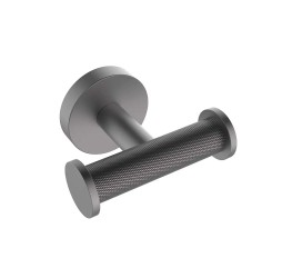 Крючок двойной для полотенец, серый  Vieir  V5502G