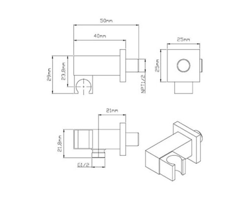 Душевая система Vincea VSFW-4211GM