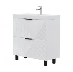 Тумба напольная VOLNA Geometry 70.2Y белый (9696) под умывальник