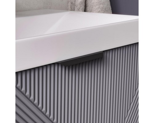 Тумба напольная VOLNA Geometry 60.2Y графит (9696) под умывальник