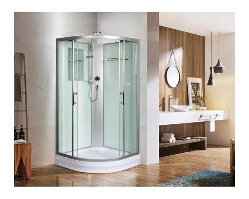 Душевая кабина Weltwasser WW 500 WERRA 1001 100х100 прозрачное стекло, профиль хром матовый