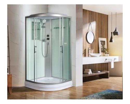 Душевая кабина Weltwasser WW 500 WERRA 802 80х80 прозрачное стекло, профиль хром матовый