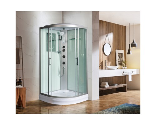 Душевая кабина Weltwasser WW 500 WERRA 1004 100х100 прозрачное стекло, профиль хром матовый