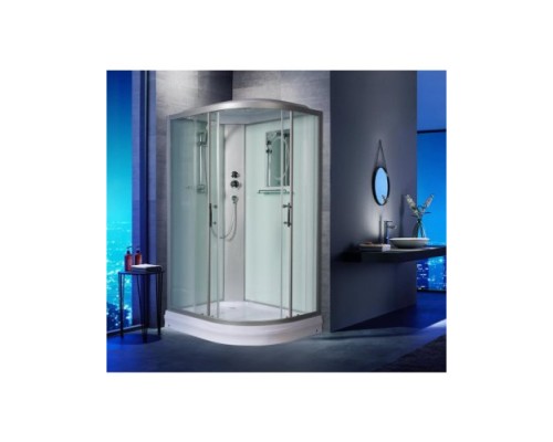 Душевая кабина Weltwasser WW 500 WERRA 1202 120х120 прозрачное стекло, профиль хром матовый, левая