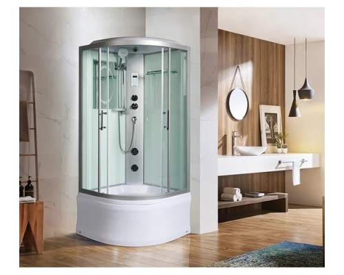 Душевая кабина Weltwasser WW 500 HALLE 902 90х90 прозрачное стекло, профиль хром матовый