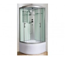 Душевая кабина Weltwasser WW 500 HALLE 1004 100х100 прозрачное стекло, профиль хром матовый