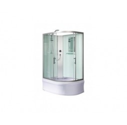 Душевая кабина Weltwasser WW500 HALLE 1201 120х120 прозрачное стекло, профиль хром матовый, левая