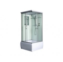 Душевая кабина Weltwasser WW500 ALLER 902 90х90 прозрачное стекло, профиль хром матовый