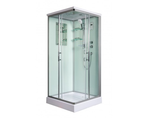 Душевая кабина Weltwasser WW 500 LAINE 804 80х80 прозрачное стекло, профиль хром матовый