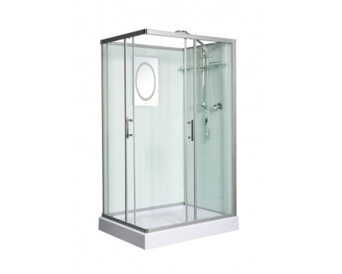 Душевая кабина Weltwasser WW 500 LAINE 1201 120х120 прозрачное стекло, профиль хром матовый