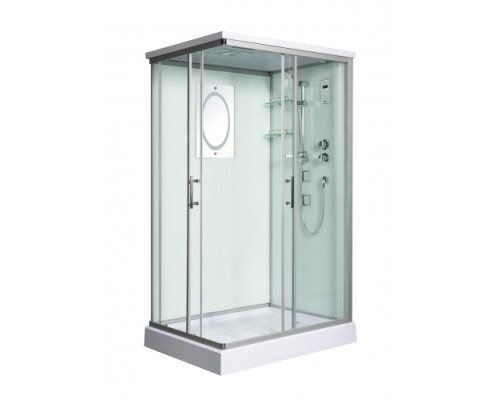 Душевая кабина Weltwasser WW 500 LAINE 1204 120х120 прозрачное стекло, профиль хром матовый