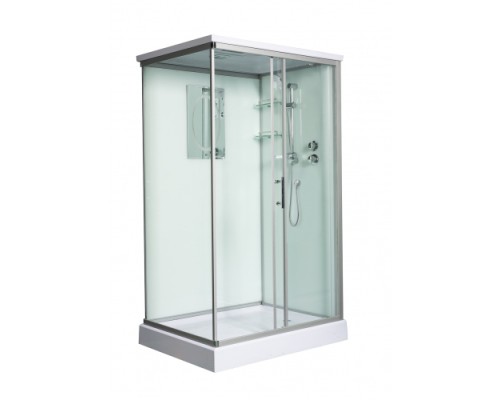 Душевая кабина Weltwasser WW 500 LAINE 1212 120х120 прозрачное стекло, профиль хром матовый