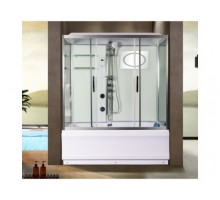 Душевая кабина Weltwasser WW500 EMMER 11015 110х110 прозрачное стекло, профиль хром матовый