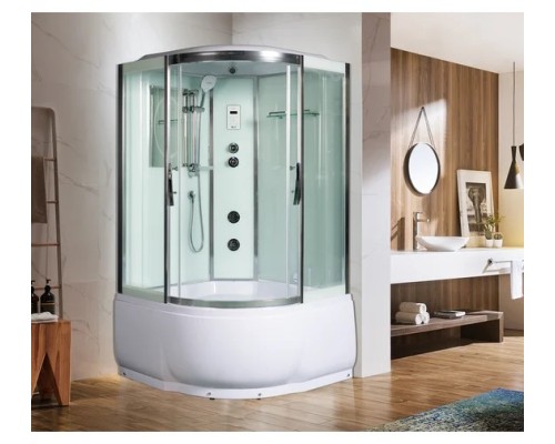 Душевая кабина Weltwasser WW500 EMMER 12055 120х120 прозрачное стекло, профиль хром матовый