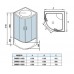 Душевая кабина Weltwasser WW500 EMMER 12055 120х120 прозрачное стекло, профиль хром матовый
