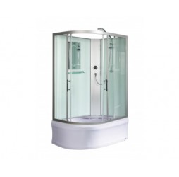 Душевая кабина Weltwasser WW500 HALLE 1201 120х120 прозрачное стекло, профиль хром матовый, правая