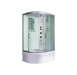 Душевая кабина Weltwasser WW500 HALLE 1202 120х120 прозрачное стекло, профиль хром матовый, левая