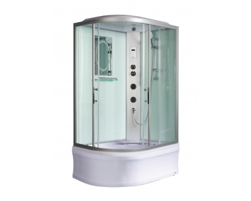 Душевая кабина Weltwasser WW500 HALLE 1204 120х120 прозрачное стекло, профиль хром матовый, правая