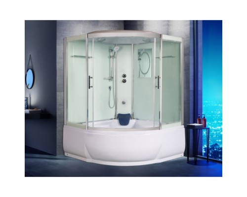 Душевая кабина Weltwasser WW500 EMMER 15055-2 150х150 прозрачное стекло, профиль хром матовый