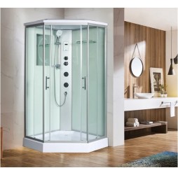 Душевая кабина Weltwasser WW500 NESSE 904 90х90 прозрачное стекло, профиль хром матовый