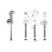 Комплект гигиенического душа Ideal Standard Ceratherm T25 термостатический A7201AA + B0595AA
