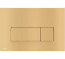 Кнопка смыва, панель смыва AlcaPlast ALCA матовое золото M57-G-M
