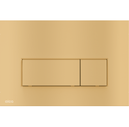Кнопка смыва, панель смыва AlcaPlast ALCA матовое золото M57-G-M