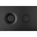 Панель смыва пластиковая, AlcaPlast Dot.Dot.ALCA с кнопкой смыва черный матовый, soft touch M1978 круг