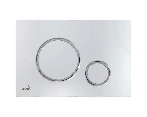 Кнопка и панель смыва, AlcaPlast ALCA хром I глянец, круг M771