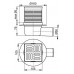 Сливной трап Alca APV1, со стальной решеткой 105x105