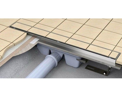 Душевой лоток Alcaplast APZ6-850 L-850мм Н-95мм нерж.сталь, для цельной решетки