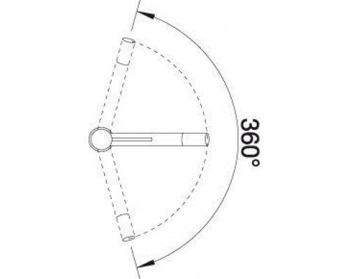 Смеситель для кухни Blanco Alta 512319